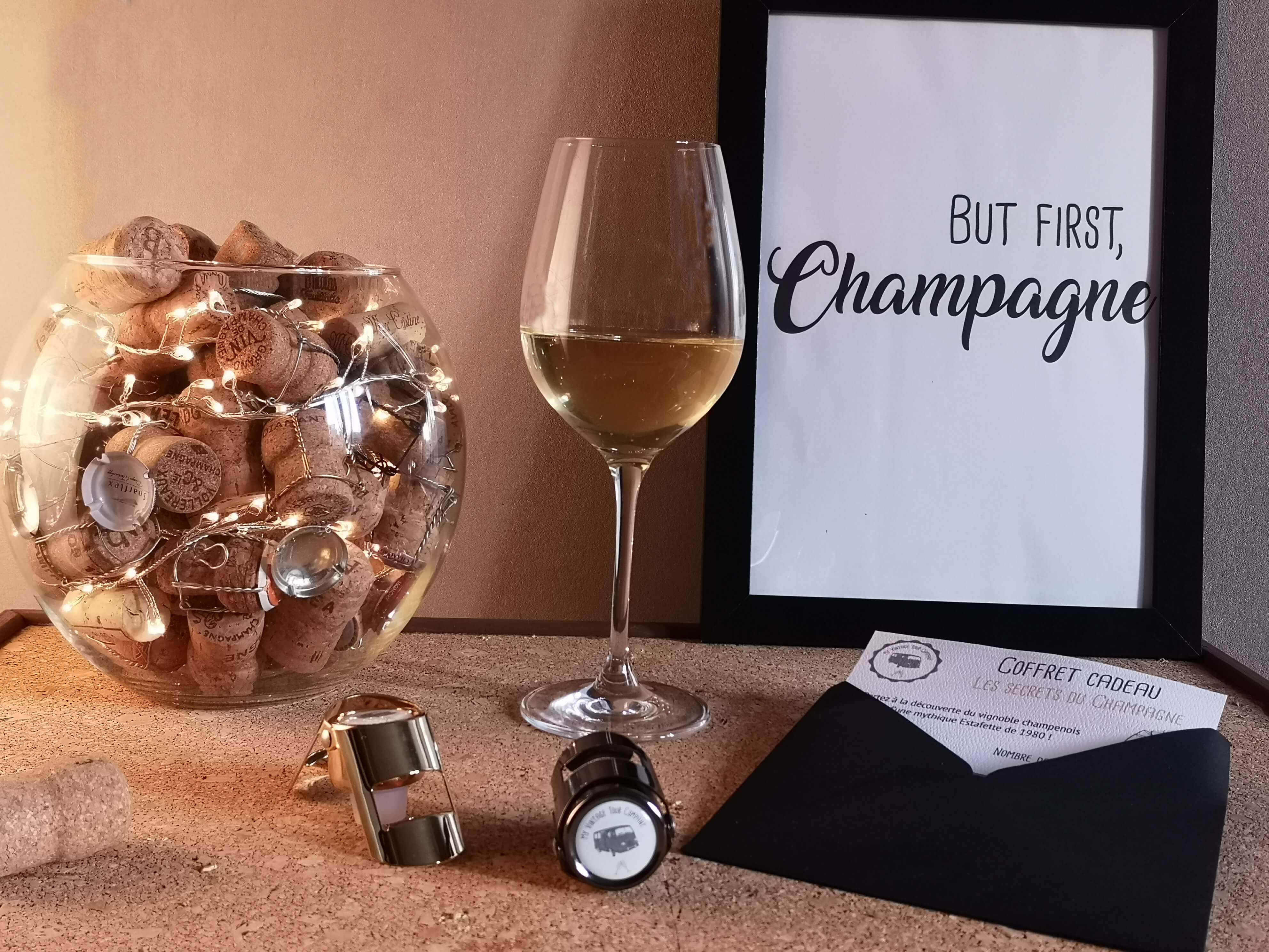 Gift boxes - Champagne tours in a vintage van Reims Epernay