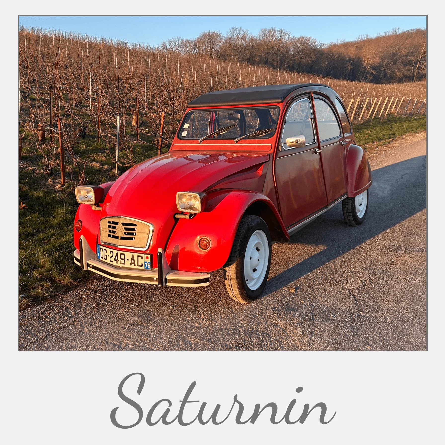Saturnin Citroën 2CV