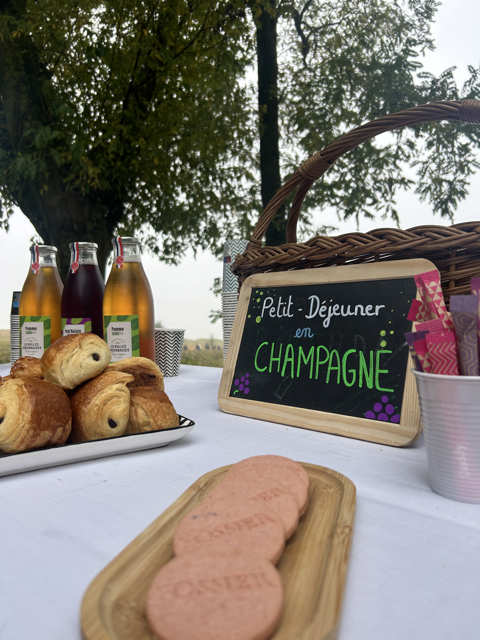 Petit-déjeuner en Champagne