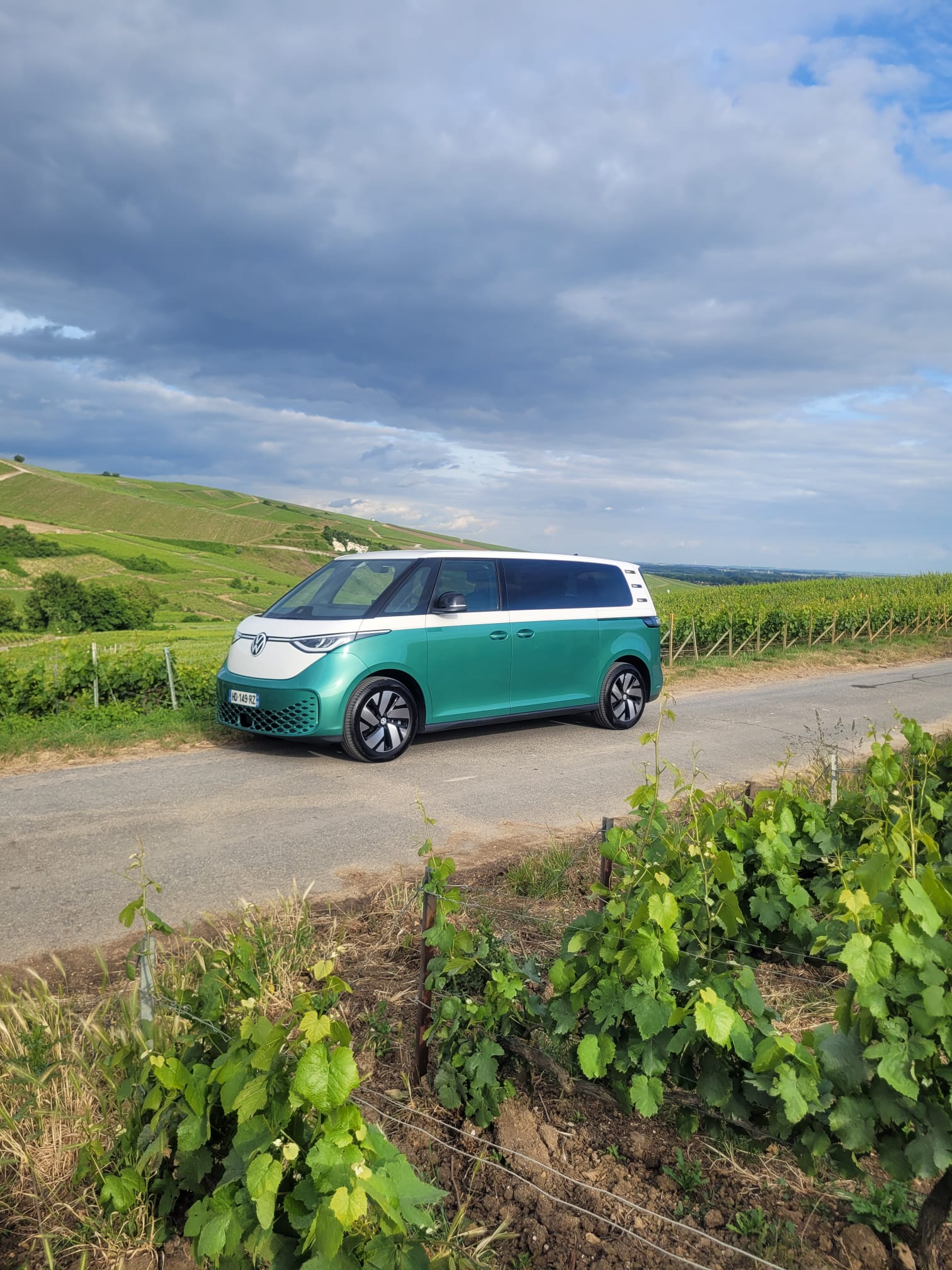 ID Buzz électrique Volkswagen – tour en Champagne ID Buzz électrique Volkswagen - tour en Champagne