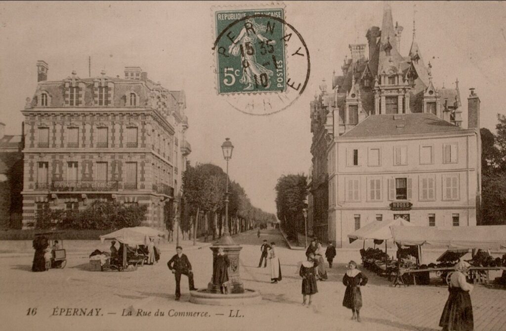 Avenue de Champagne anciennement Rue du commerce